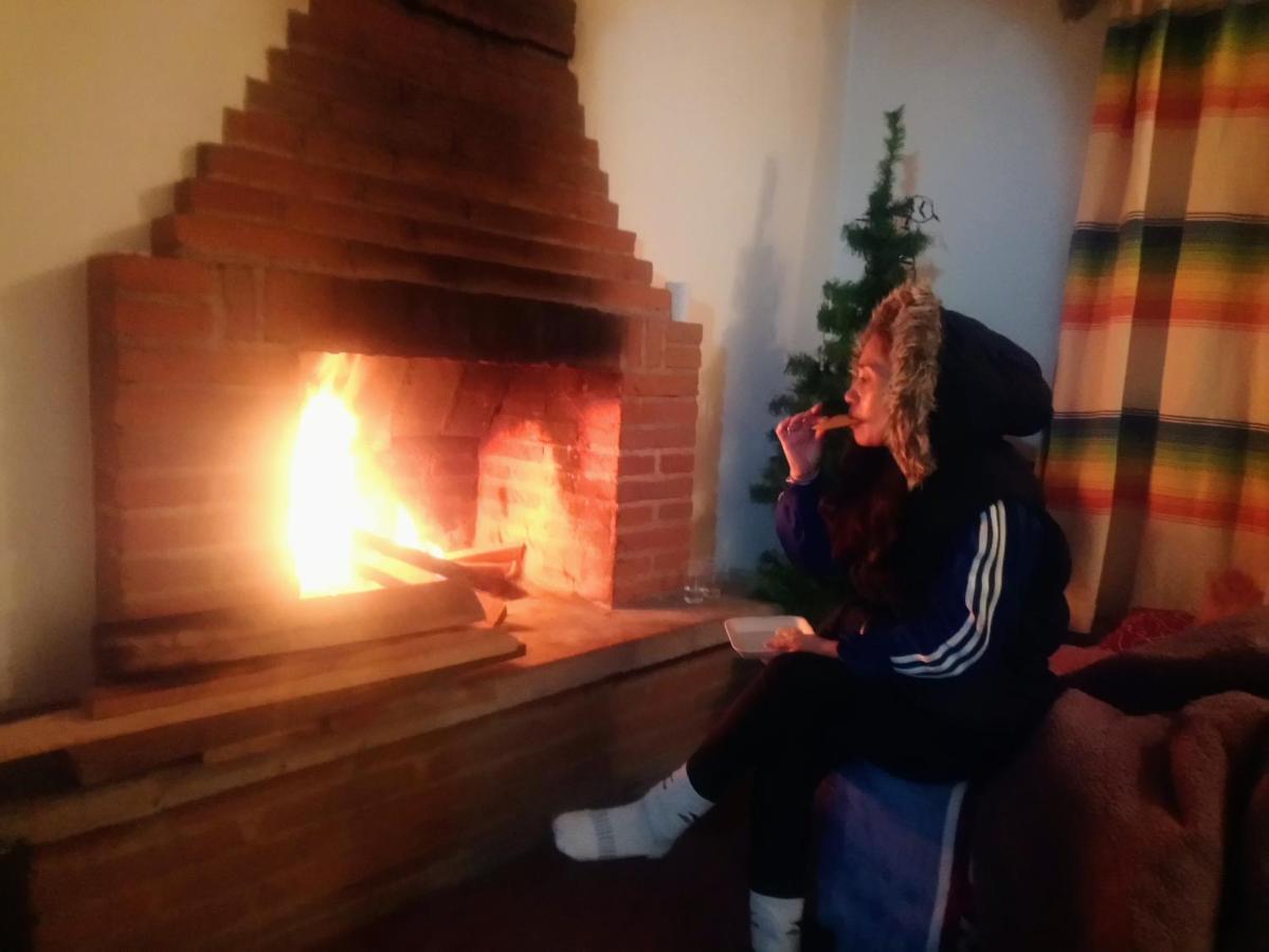 Cabana Con Banera Y Chimeneas En Puesta De Sol El Pacifico Ngoại thất bức ảnh