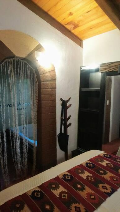 Cabana Con Banera Y Chimeneas En Puesta De Sol El Pacifico Ngoại thất bức ảnh