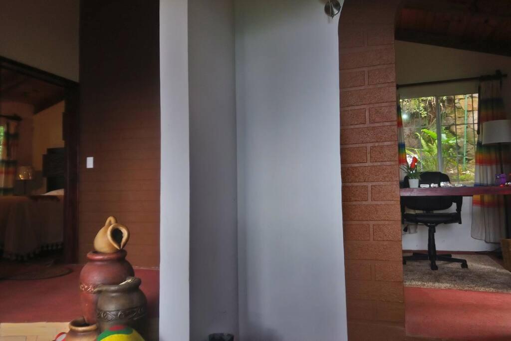 Cabana Con Banera Y Chimeneas En Puesta De Sol El Pacifico Ngoại thất bức ảnh