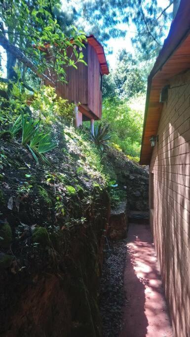 Cabana Con Banera Y Chimeneas En Puesta De Sol El Pacifico Ngoại thất bức ảnh