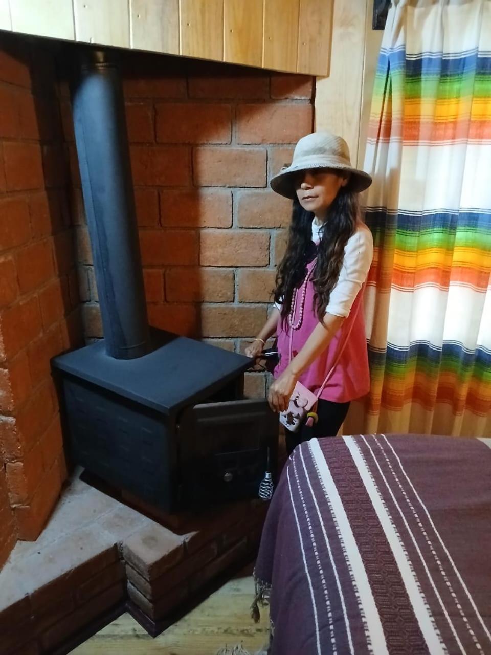 Cabana Con Banera Y Chimeneas En Puesta De Sol El Pacifico Ngoại thất bức ảnh