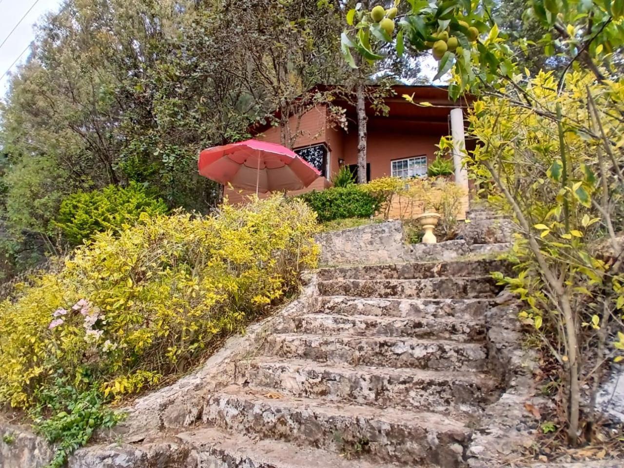 Cabana Con Banera Y Chimeneas En Puesta De Sol El Pacifico Ngoại thất bức ảnh